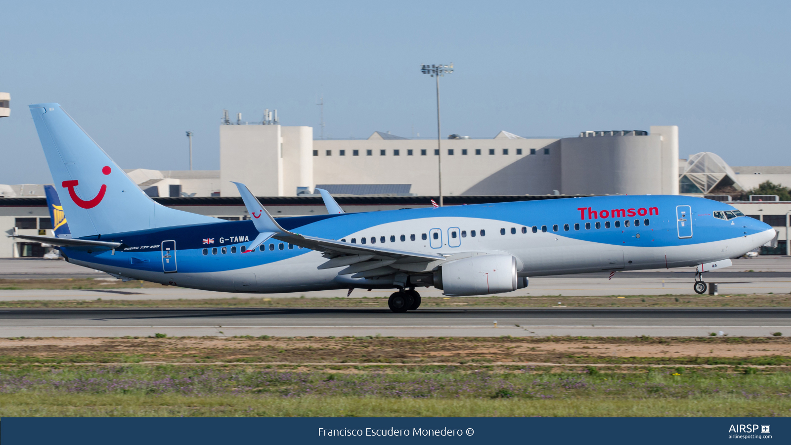 Thomson Airways  Boeing 737-800  G-TAWA