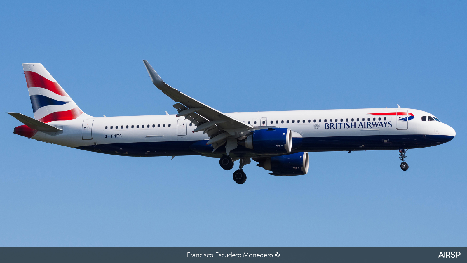 British Airways  Airbus A321neo  G-TNEC