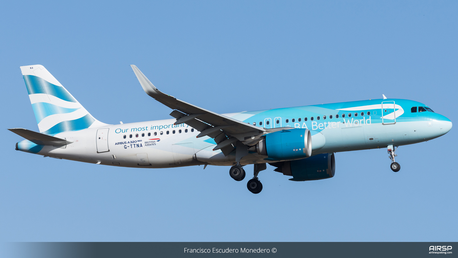 British Airways  Airbus A320neo  G-TTNA