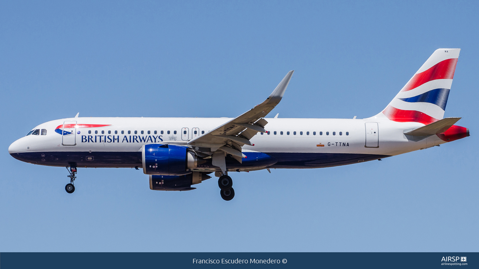 British Airways  Airbus A320neo  G-TTNA