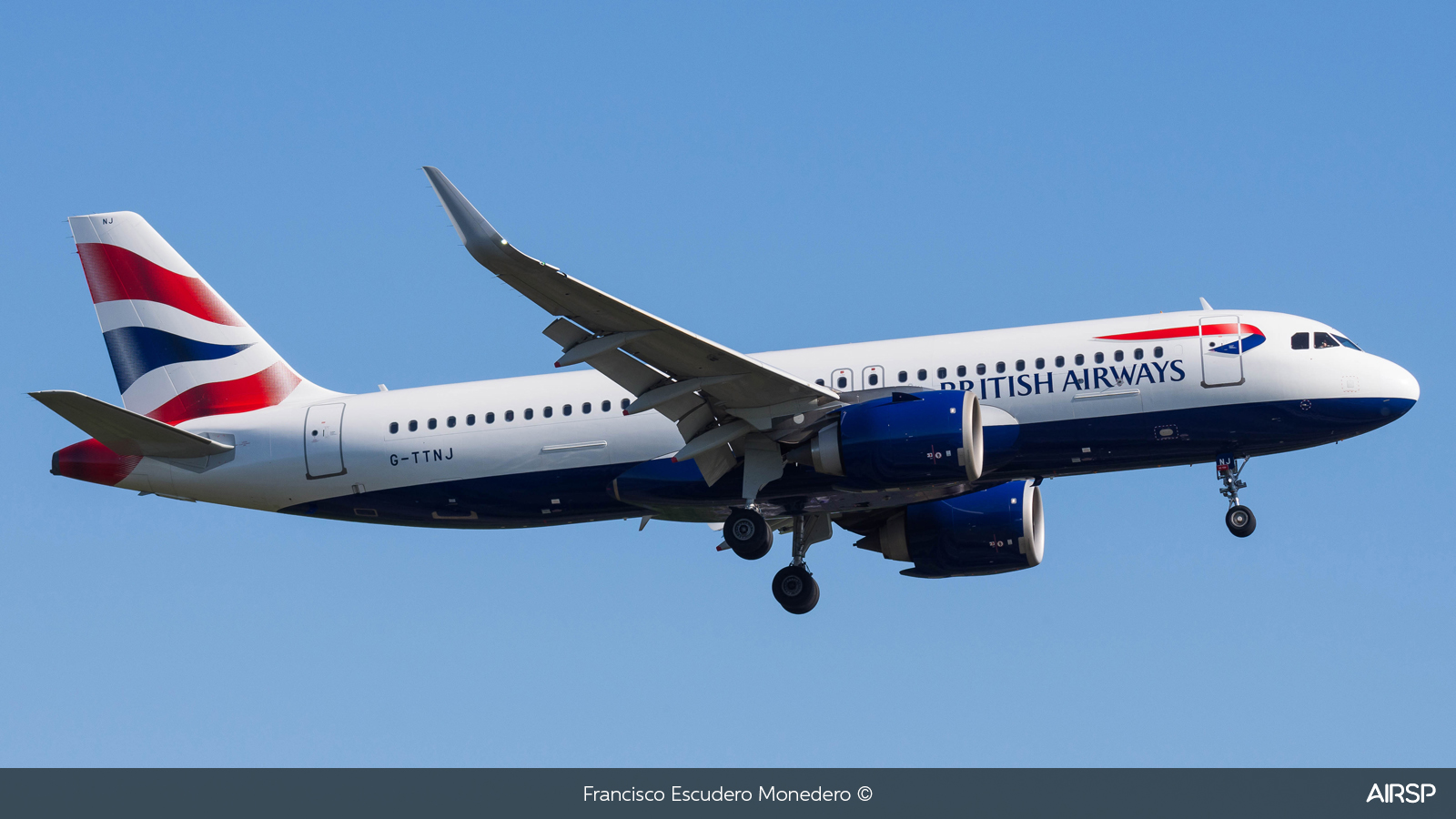 British Airways  Airbus A320neo  G-TTNJ