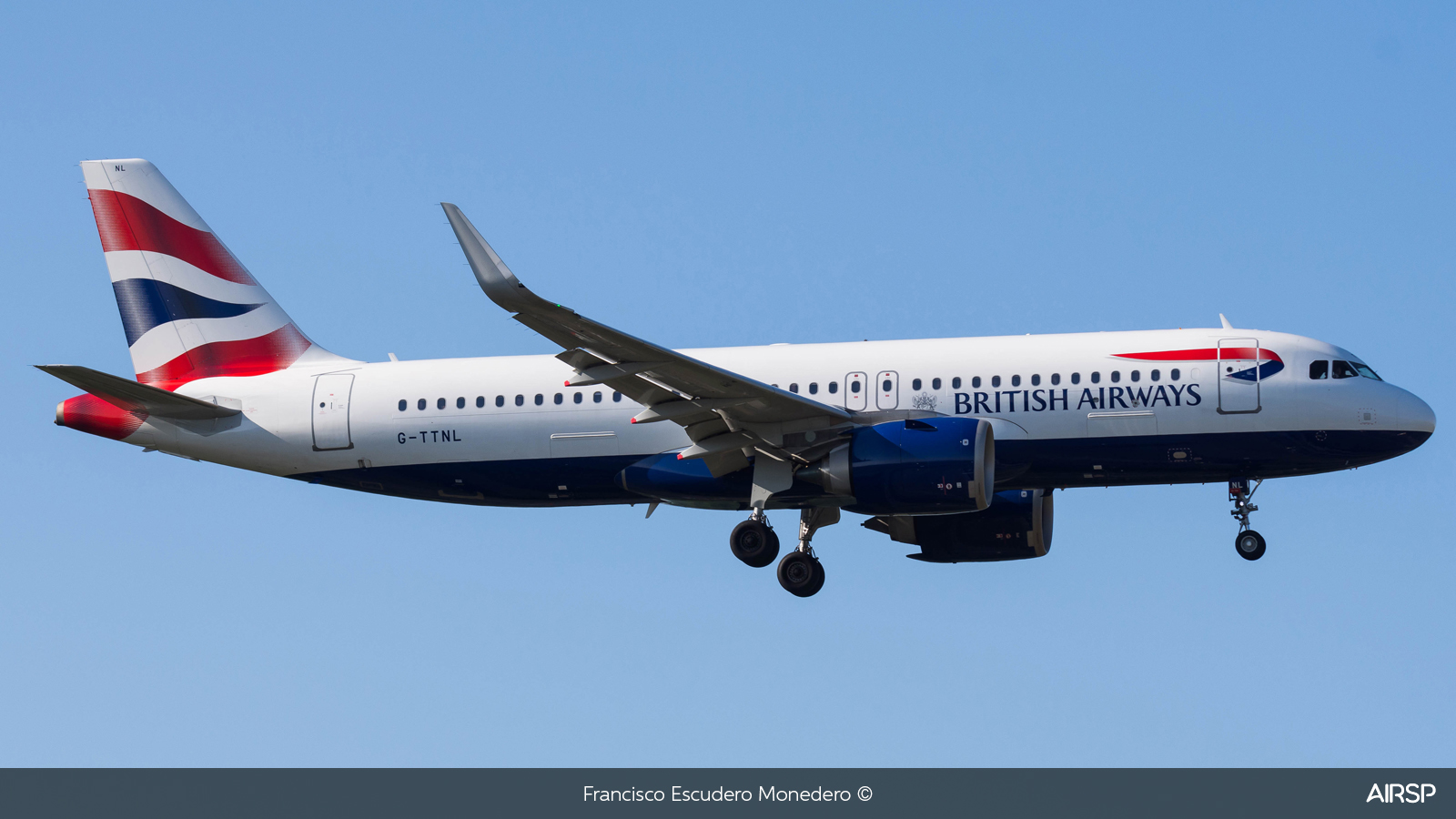 British Airways  Airbus A320neo  G-TTNL