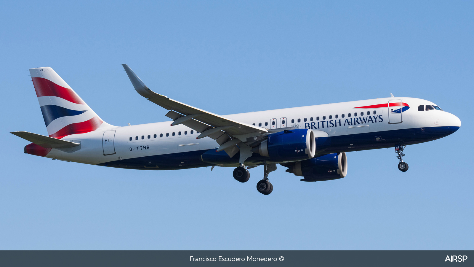 British Airways  Airbus A320neo  G-TTNR