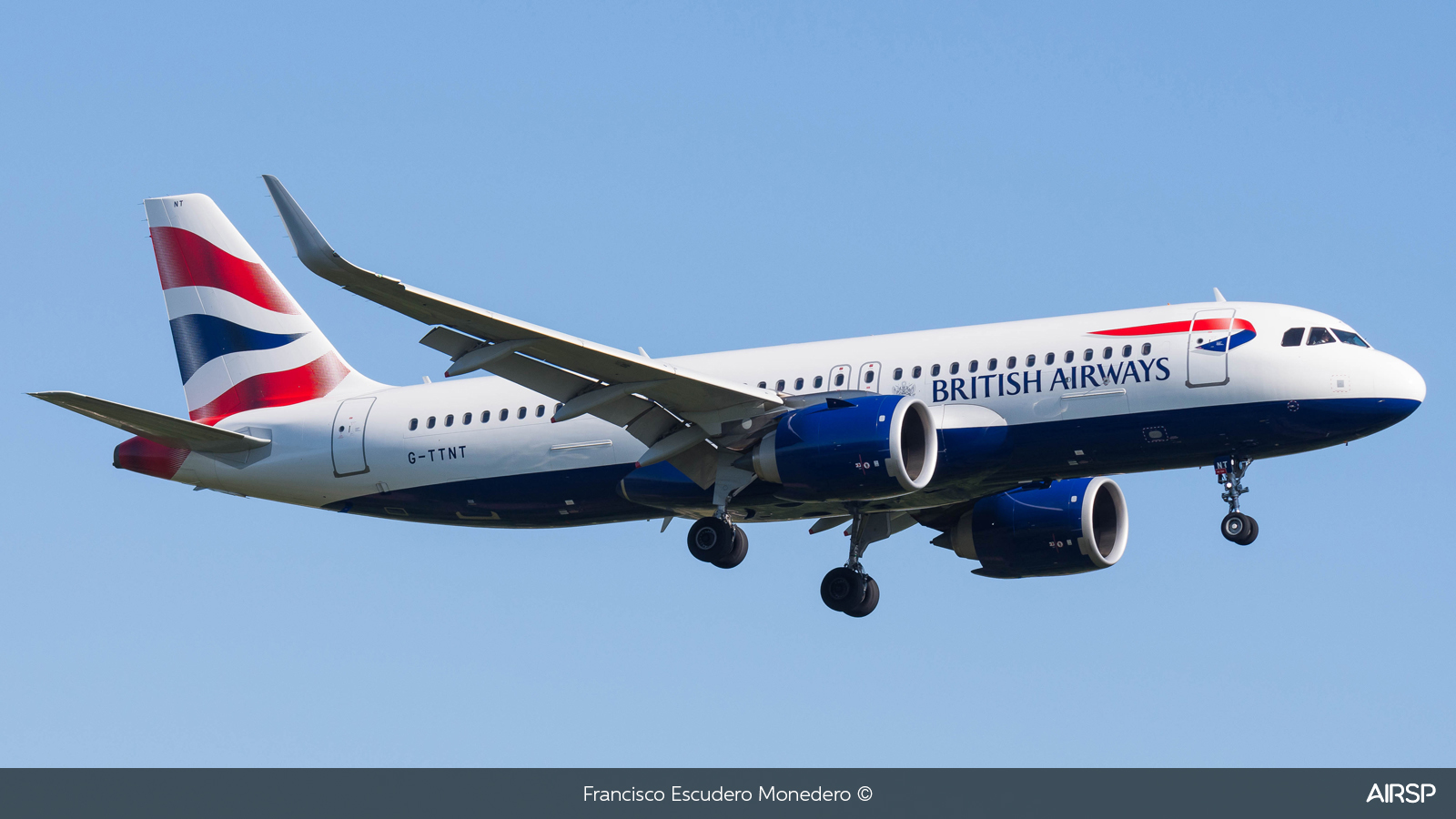 British Airways  Airbus A320neo  G-TTNT