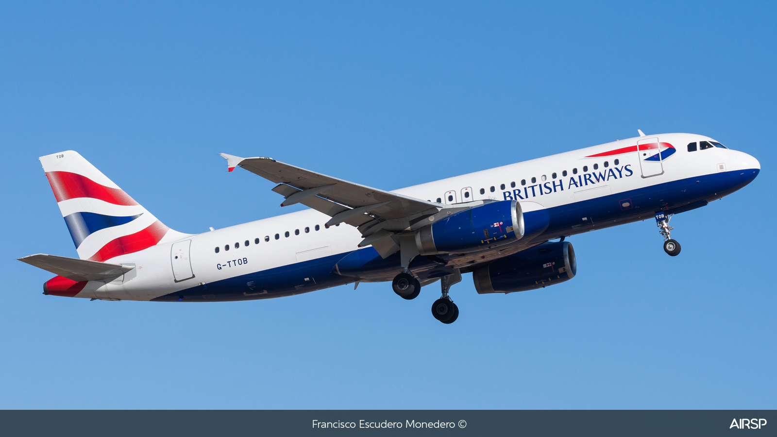 British Airways  Airbus A320  G-TTOB