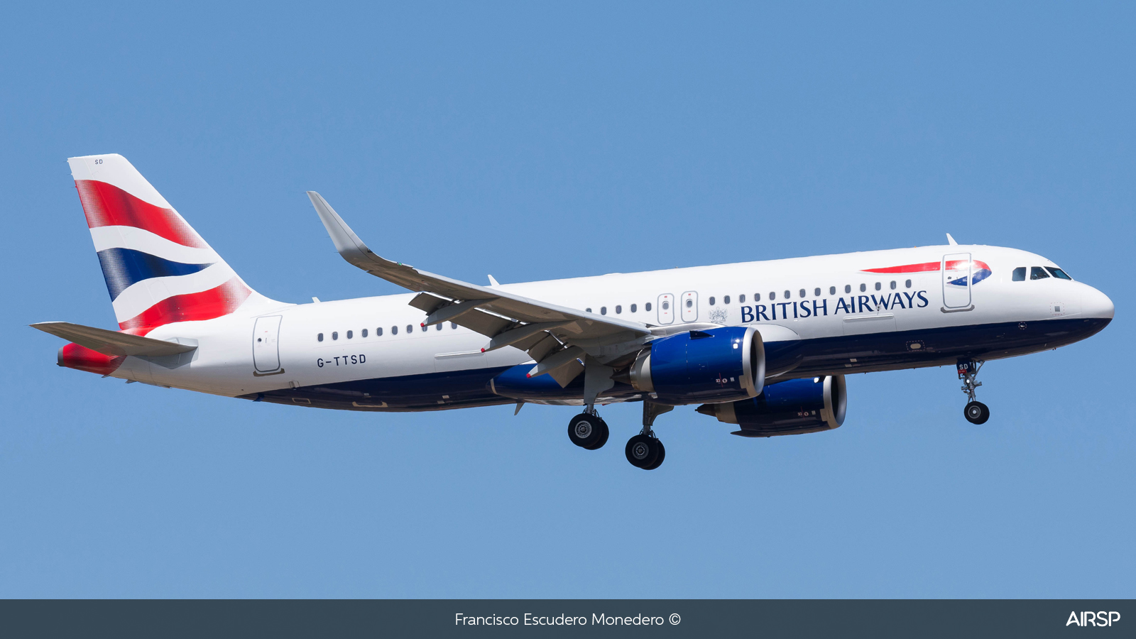 British Airways  Airbus A320neo  G-TTSD