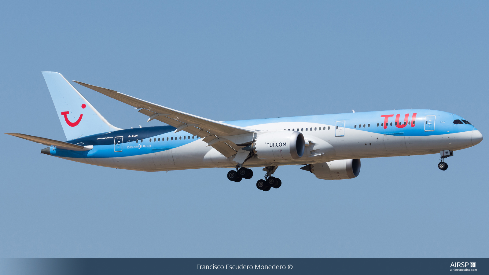 Tui Airways  Boeing 787-9  G-TUIM