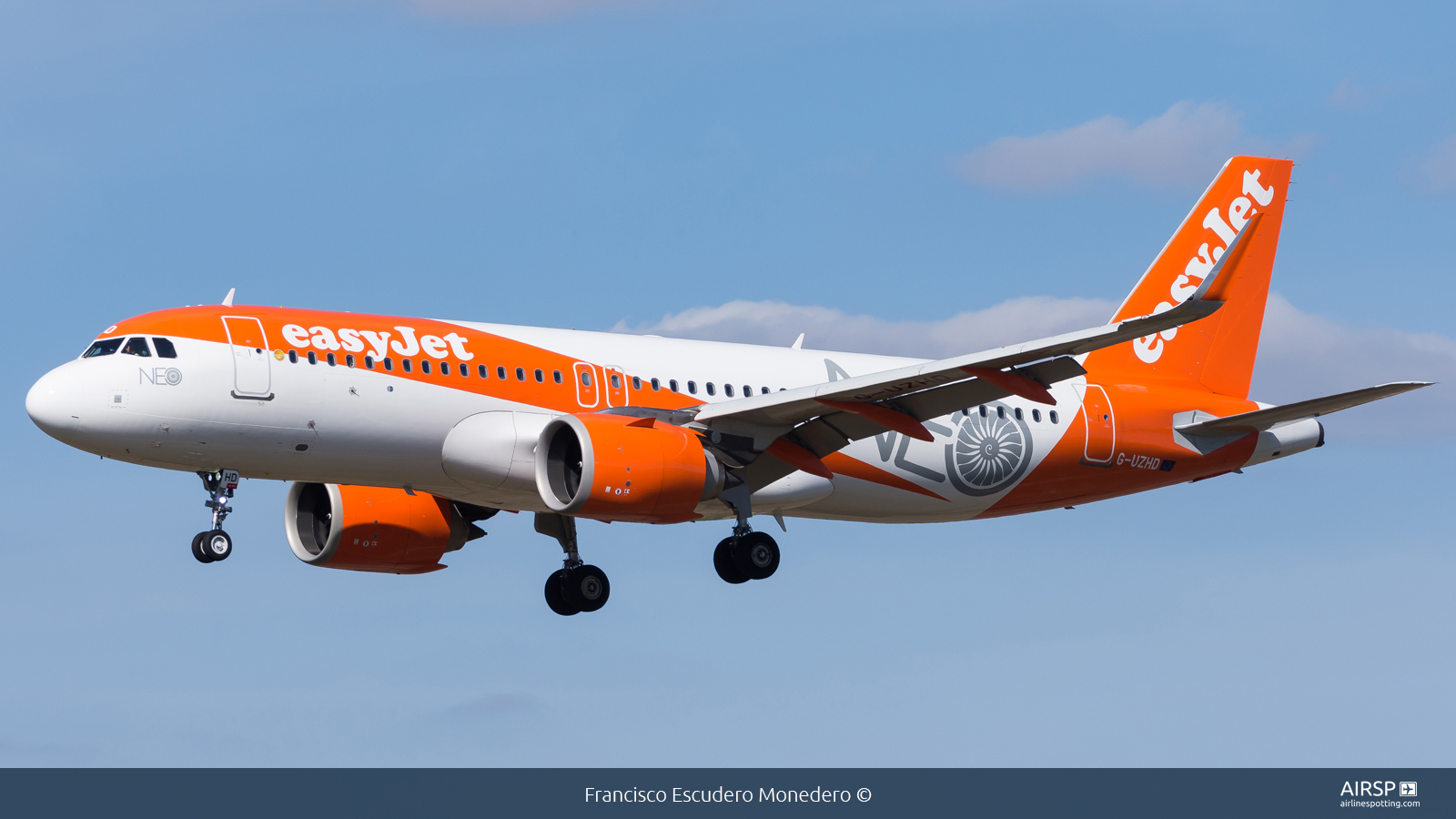 Easyjet  Airbus A320neo  G-UZHD