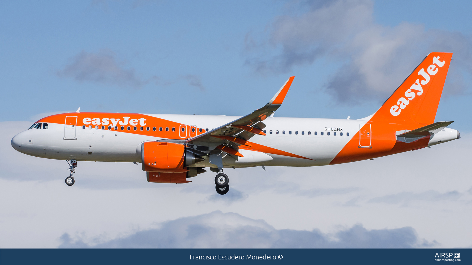 Easyjet  Airbus A320neo  G-UZHX