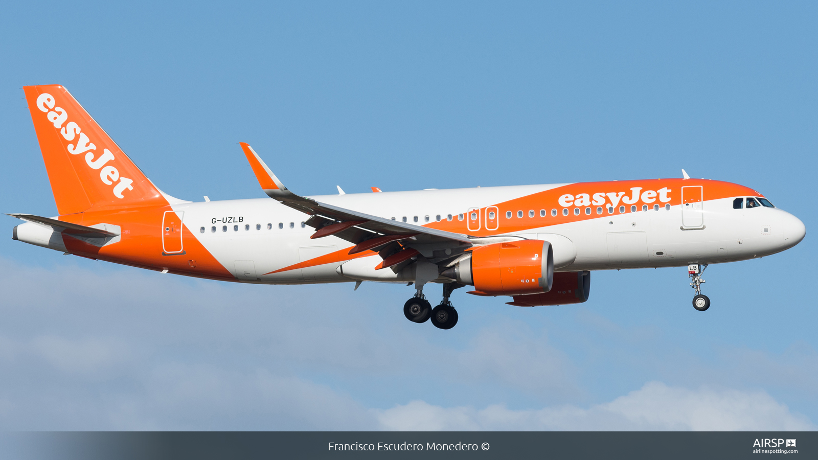 Easyjet  Airbus A320neo  G-UZLB