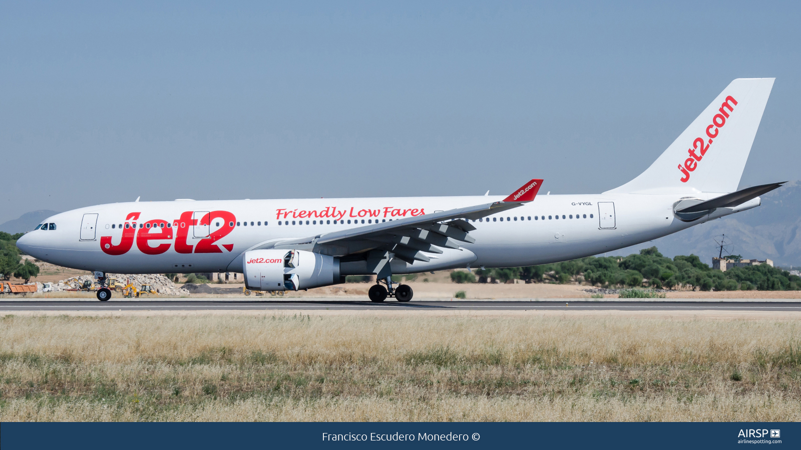 Jet2  Airbus A330-200  G-VYGL