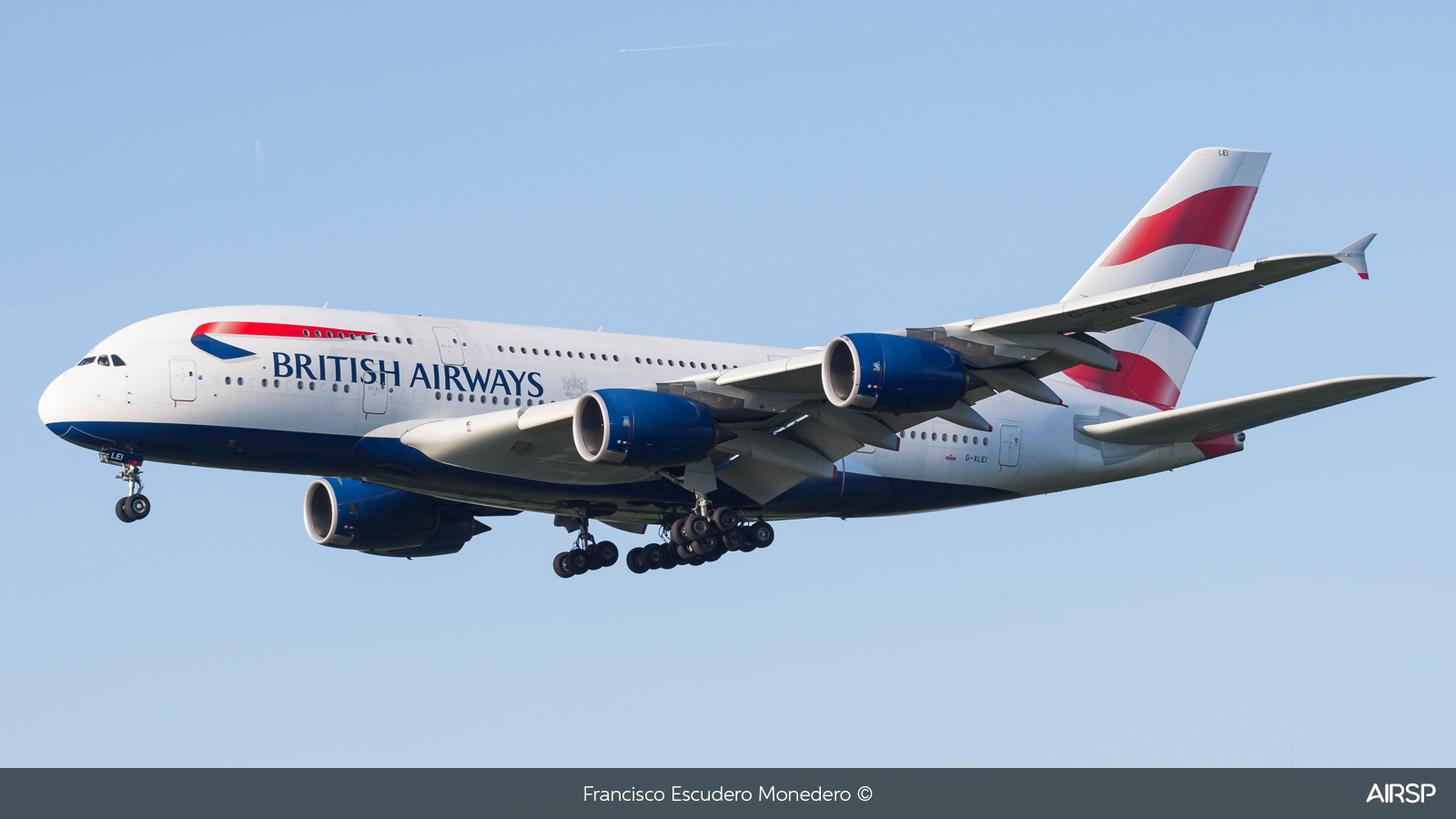 British Airways  Airbus A380-800  G-XLEI