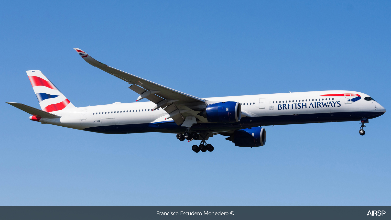 British Airways  Airbus A350-1000  G-XWBA