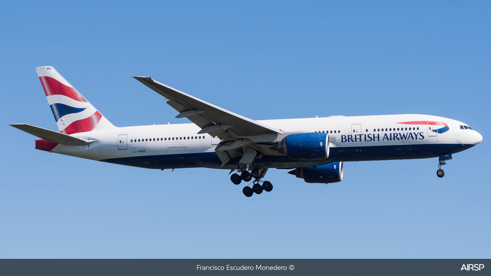 British Airways  Boeing 777-200  G-YMMS