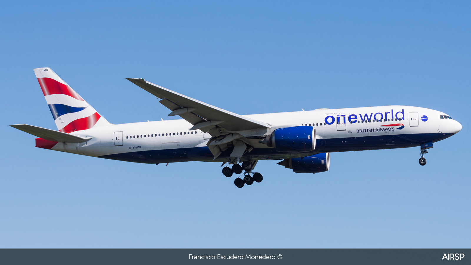 British Airways  Boeing 777-200  G-YMMU