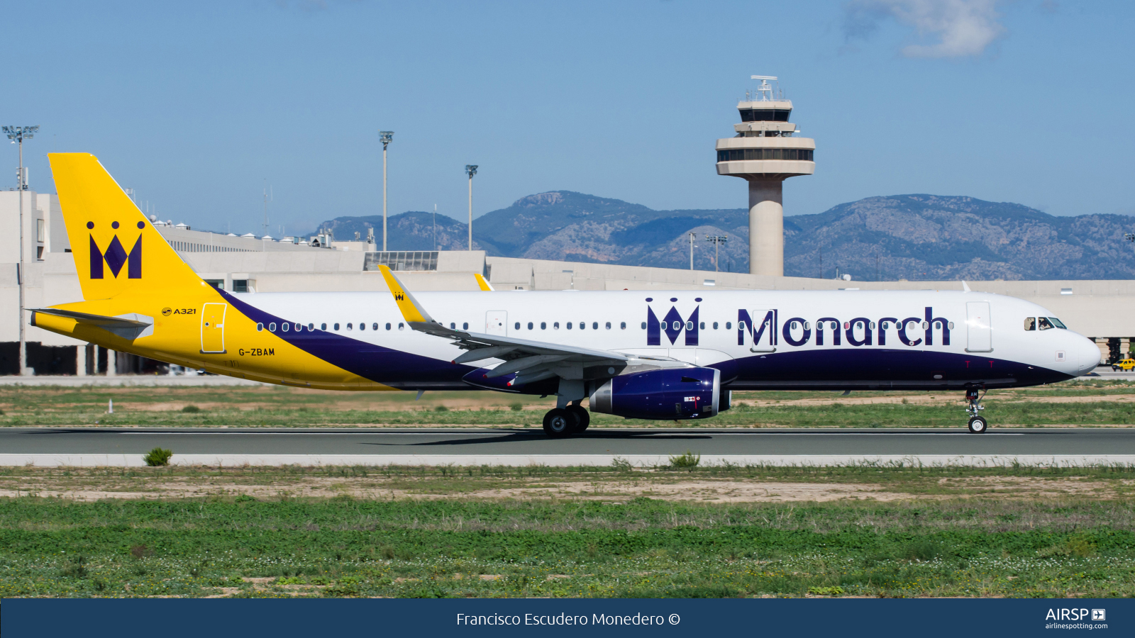 Monarch Airlines  Airbus A321  G-ZBAM