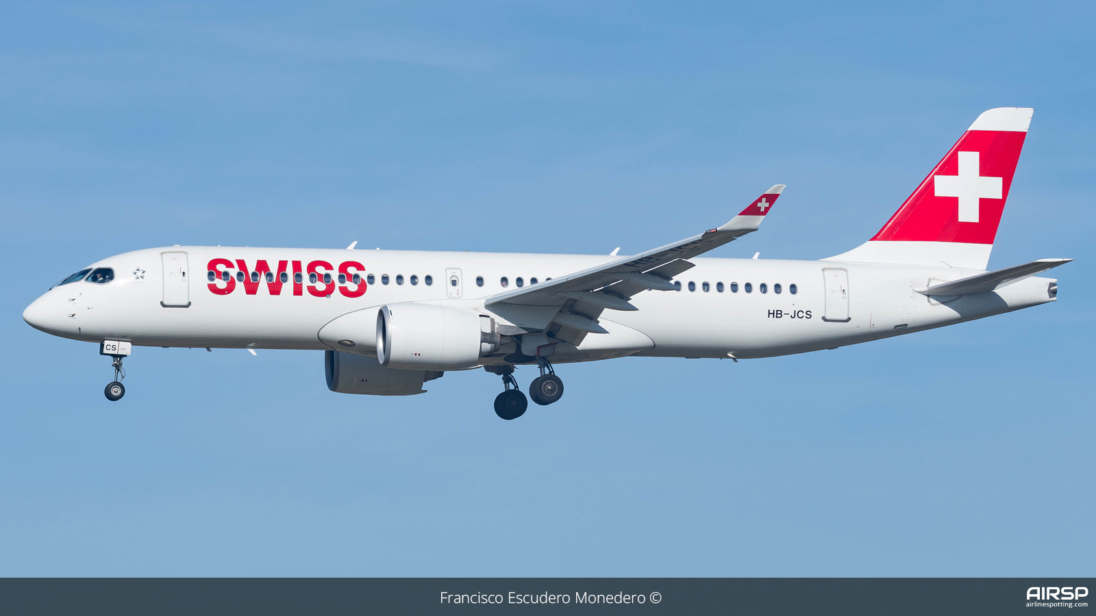 Swiss  Airbus A220-300  HB-JCS