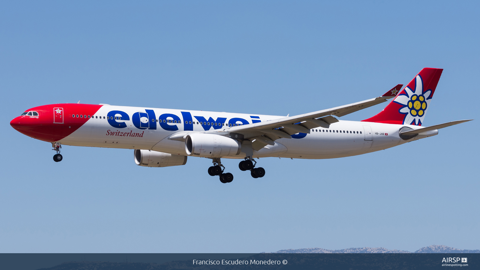 Edelweiss  Airbus A330-300  HB-JHR