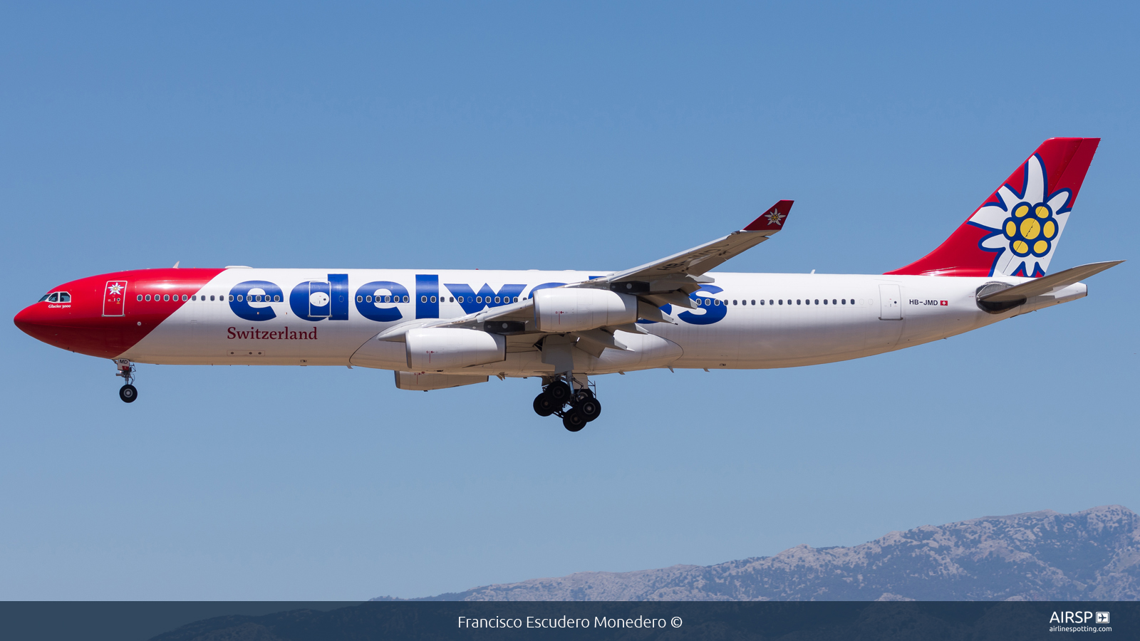 Edelweiss  Airbus A340-300  HB-JMD