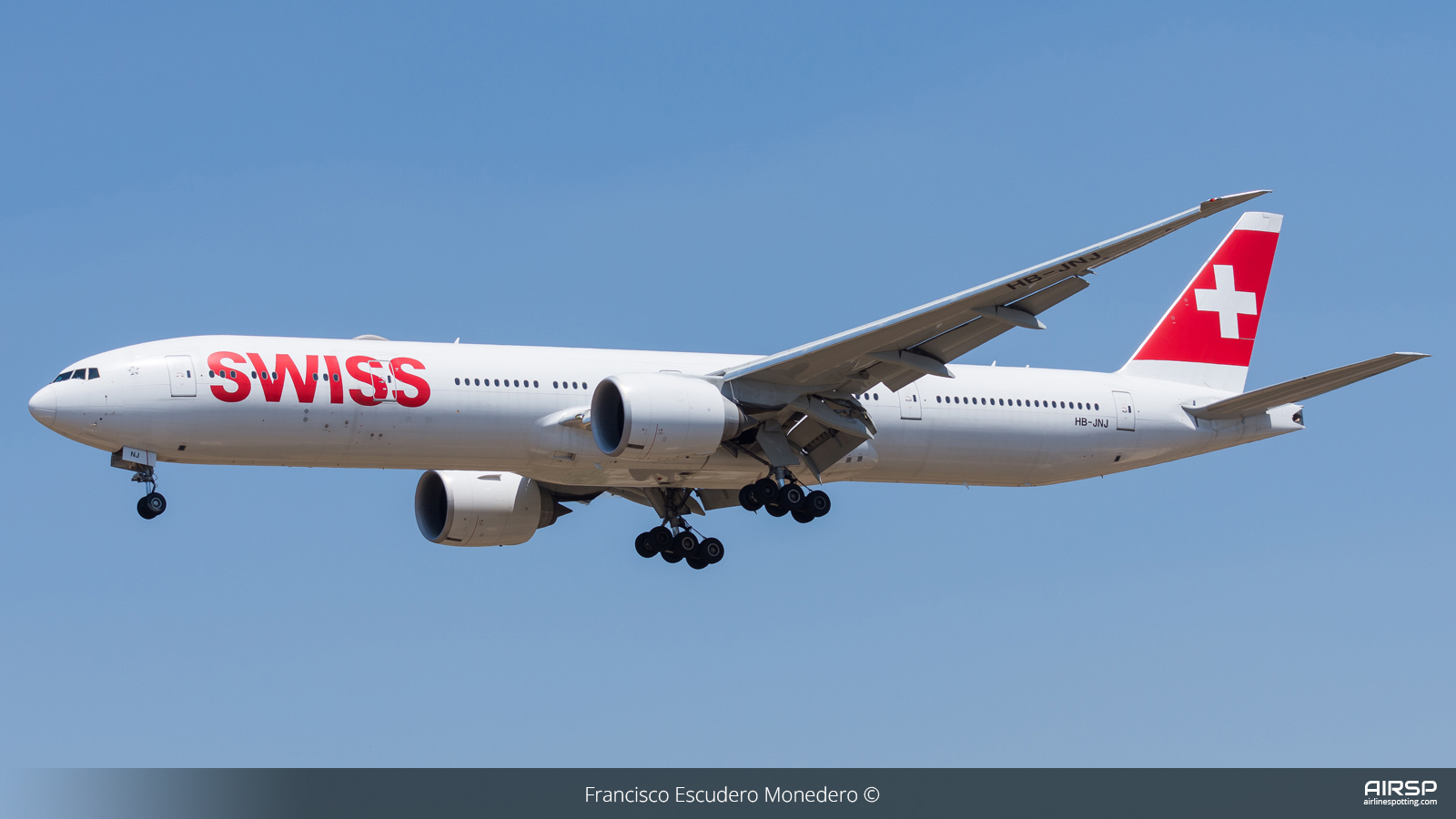Swiss  Boeing 777-300  HB-JNJ