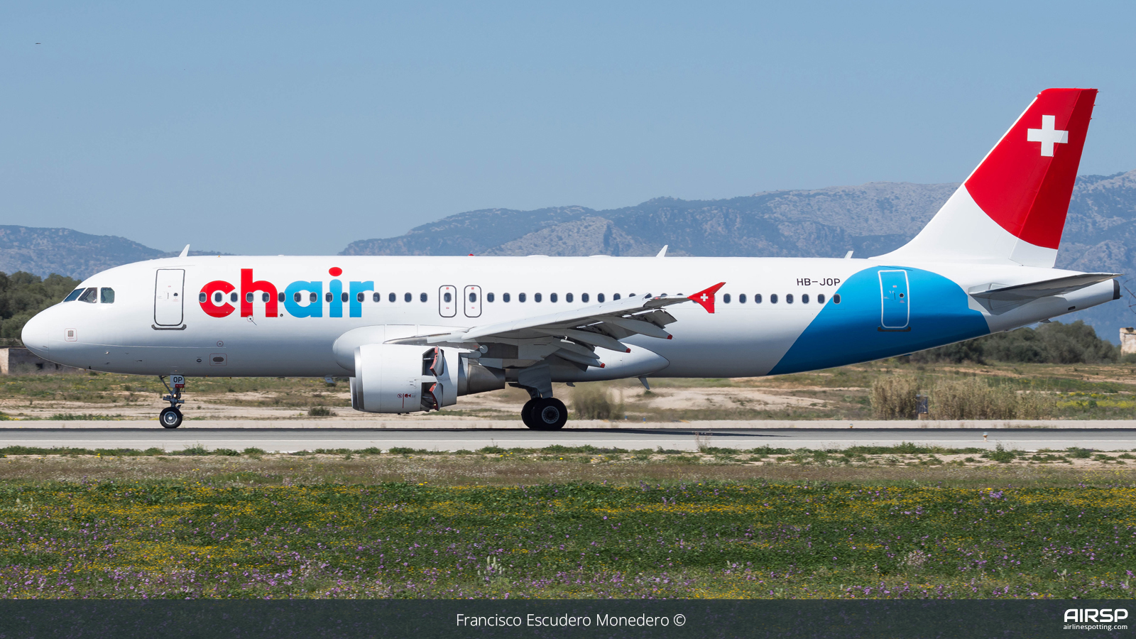 Chair Airlines  Airbus A320  HB-JOP