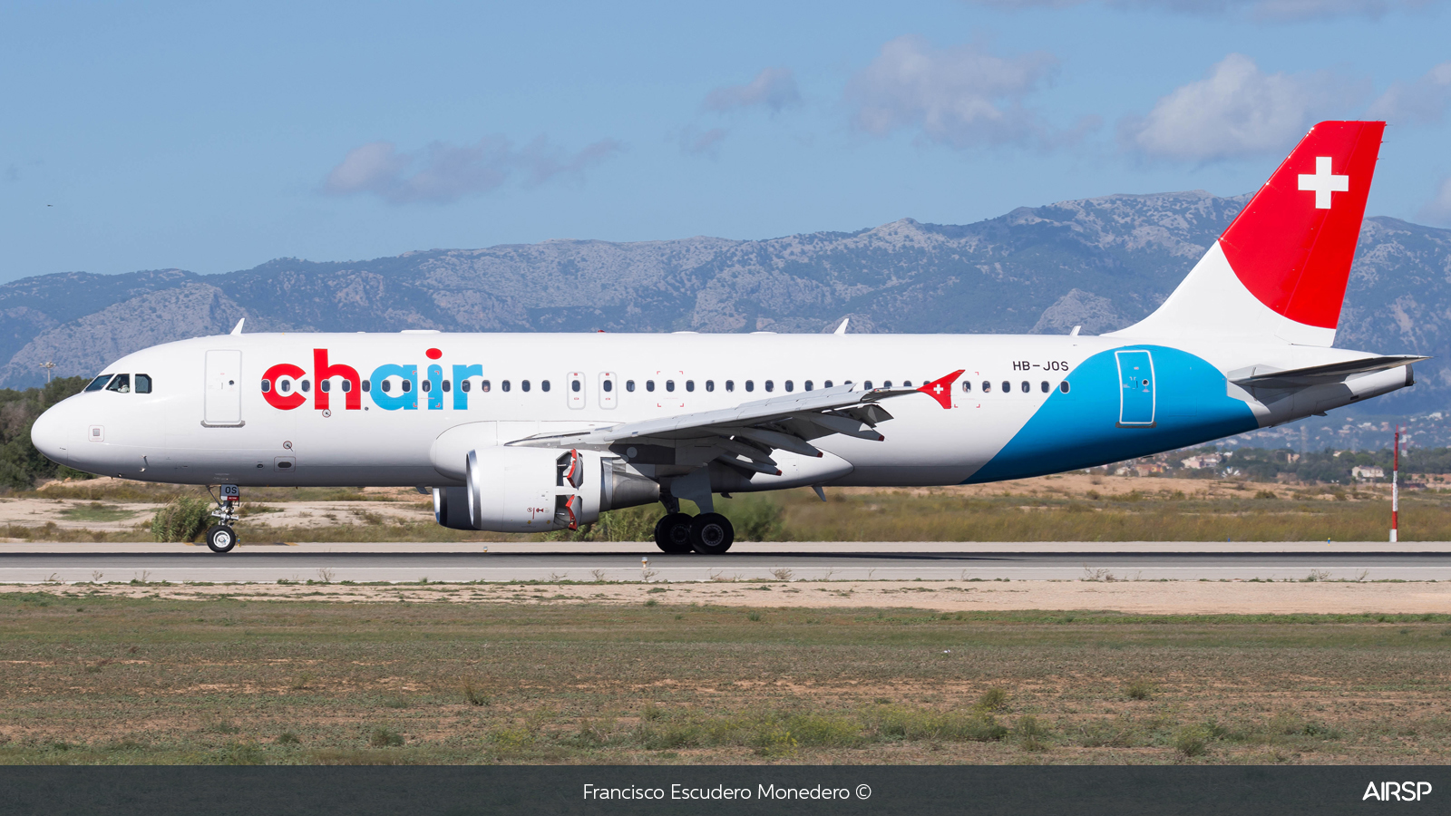 Chair Airlines  Airbus A320  HB-JOS