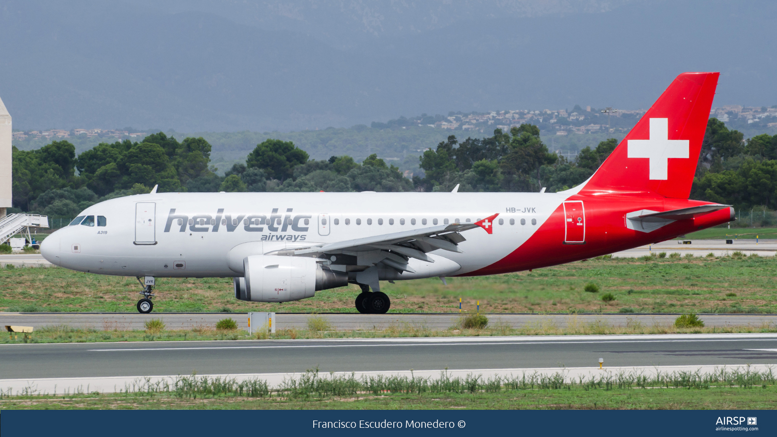 Helvetic Airways  Airbus A319  HB-JVK