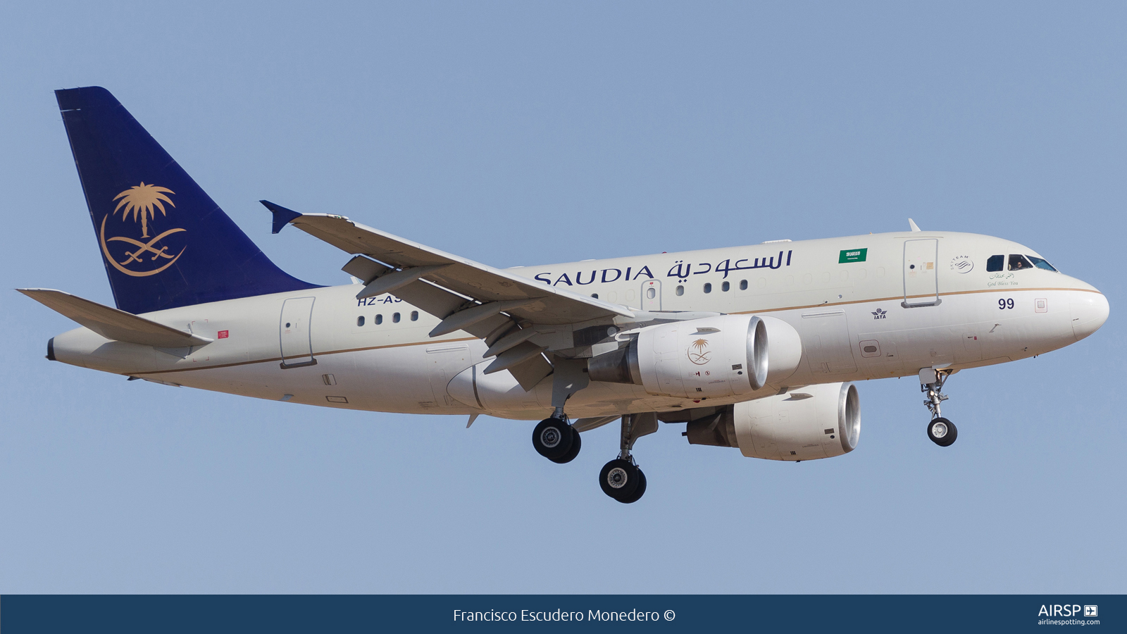 Saudia  Airbus A318  HZ-AS99