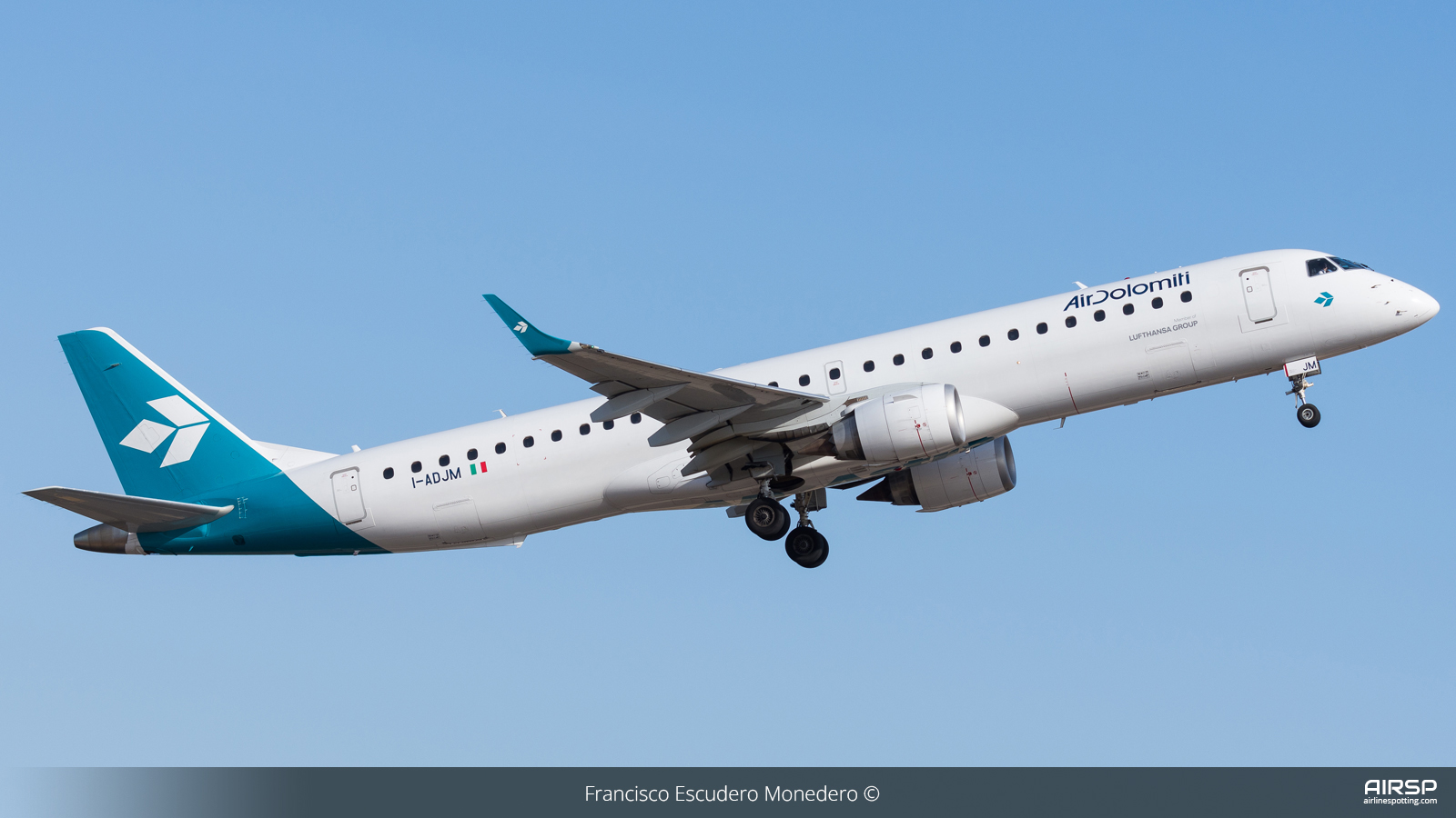 Air Dolomiti  Embraer E195  I-ADJM