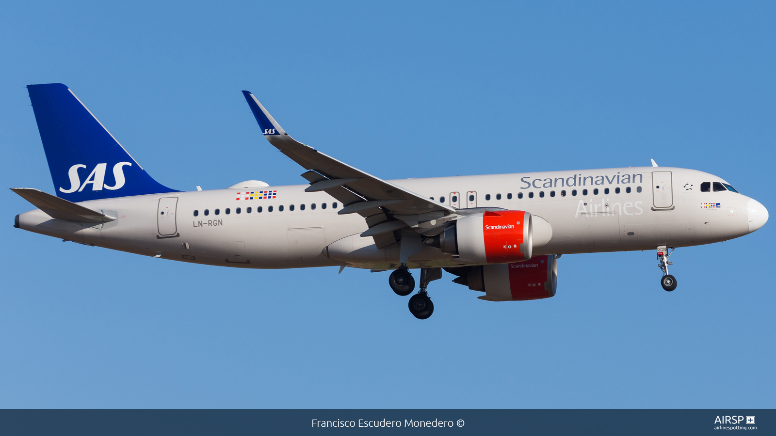 SAS Scandinavian Airlines  Airbus A320neo  LN-RGN