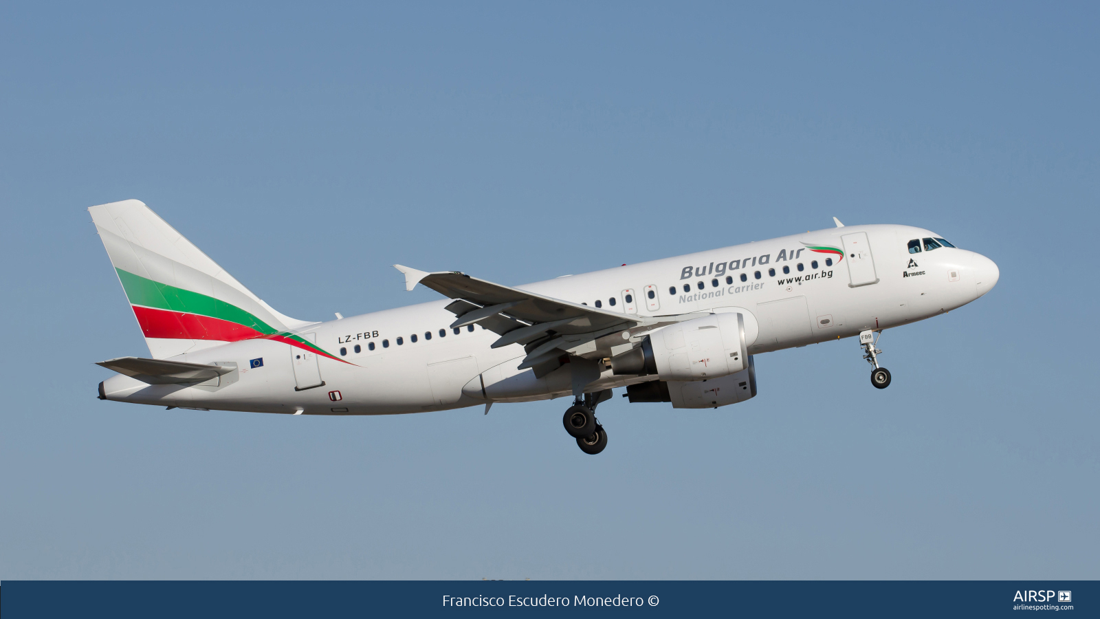 Bulgaria Air  Airbus A319  LZ-FBB