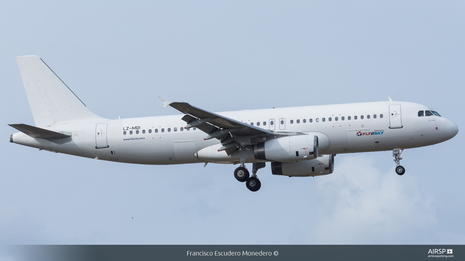Fly2Sky  Airbus A320  LZ-MDI