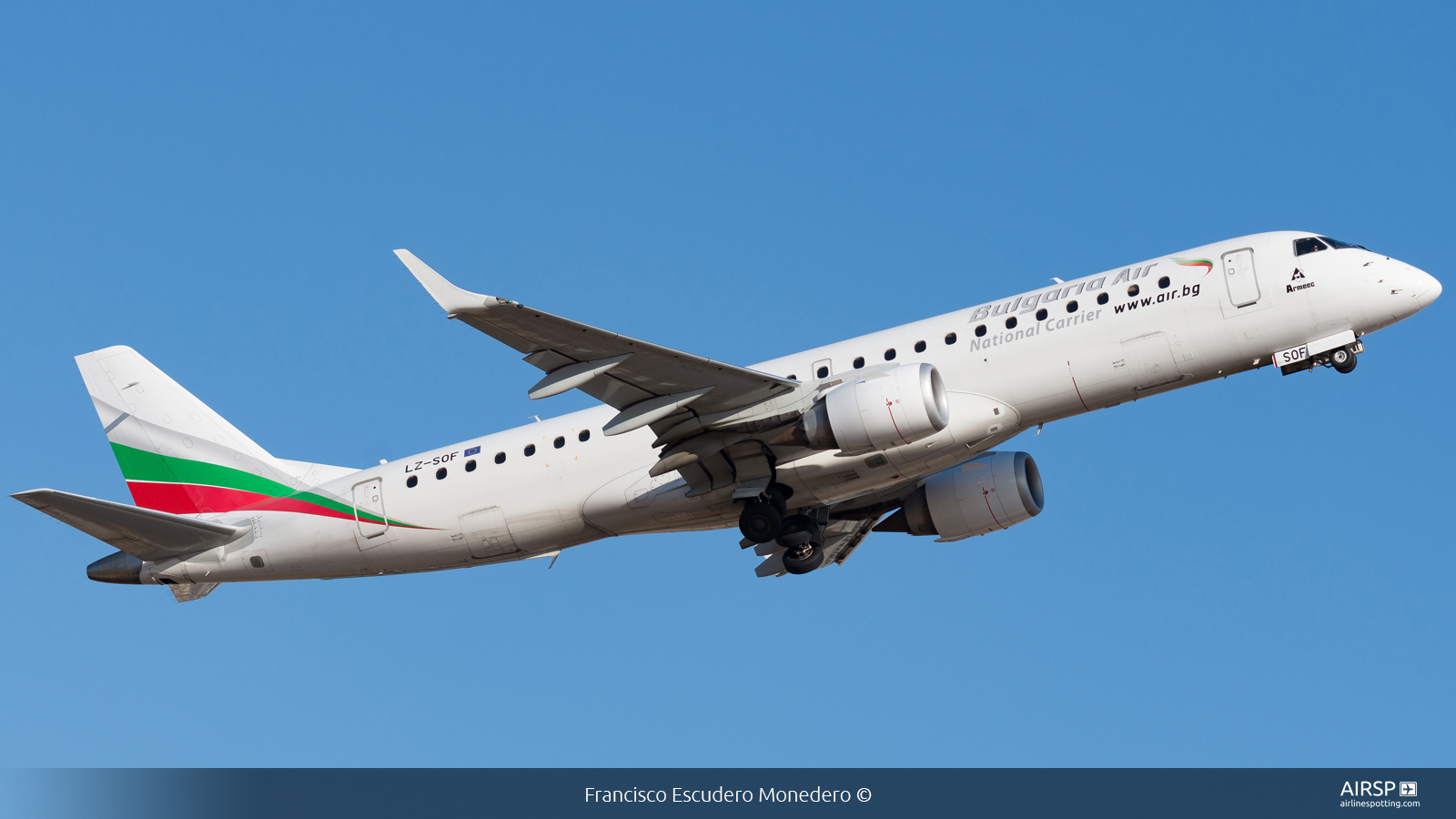 Bulgaria Air  Embraer E190  LZ-SOF