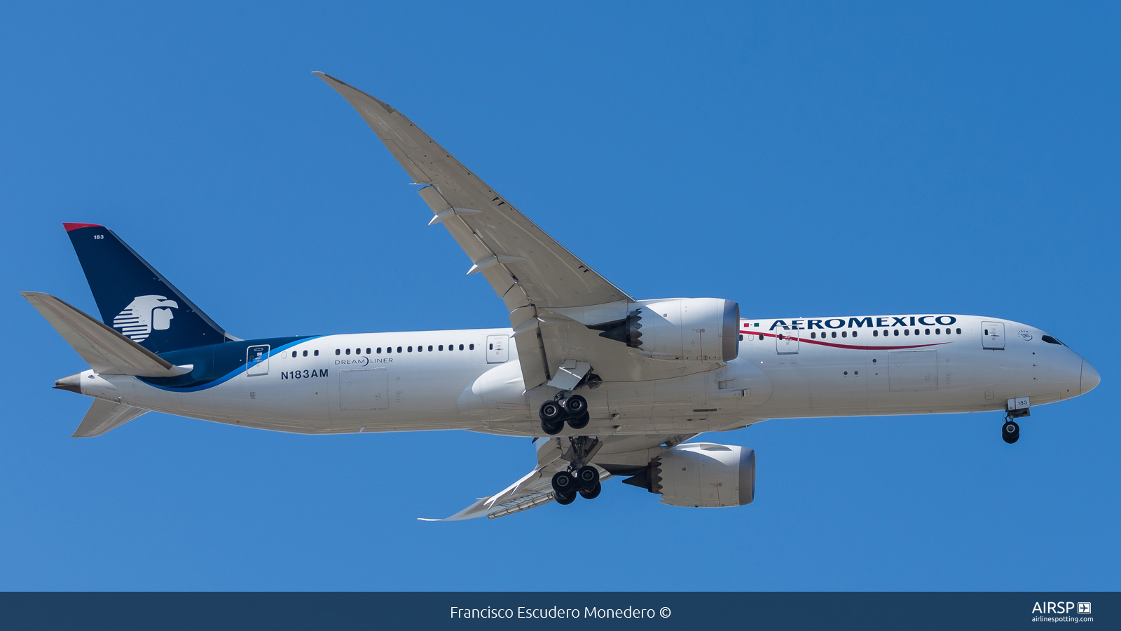 Aeromexico  Boeing 787-9  N183AM