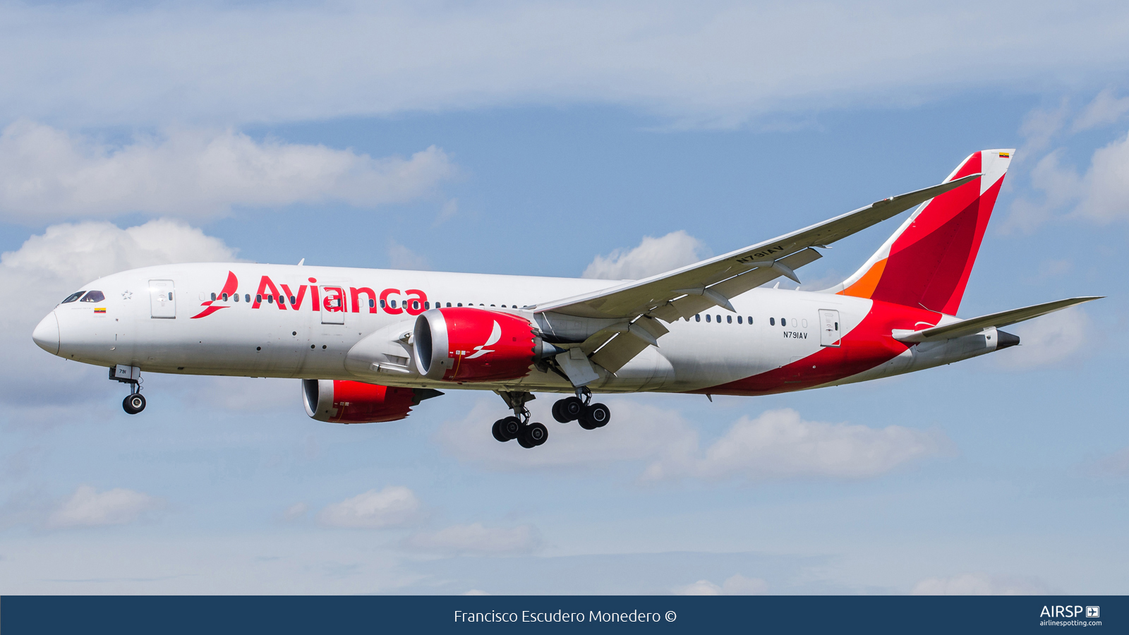 Avianca  Boeing 787-8  N791AV