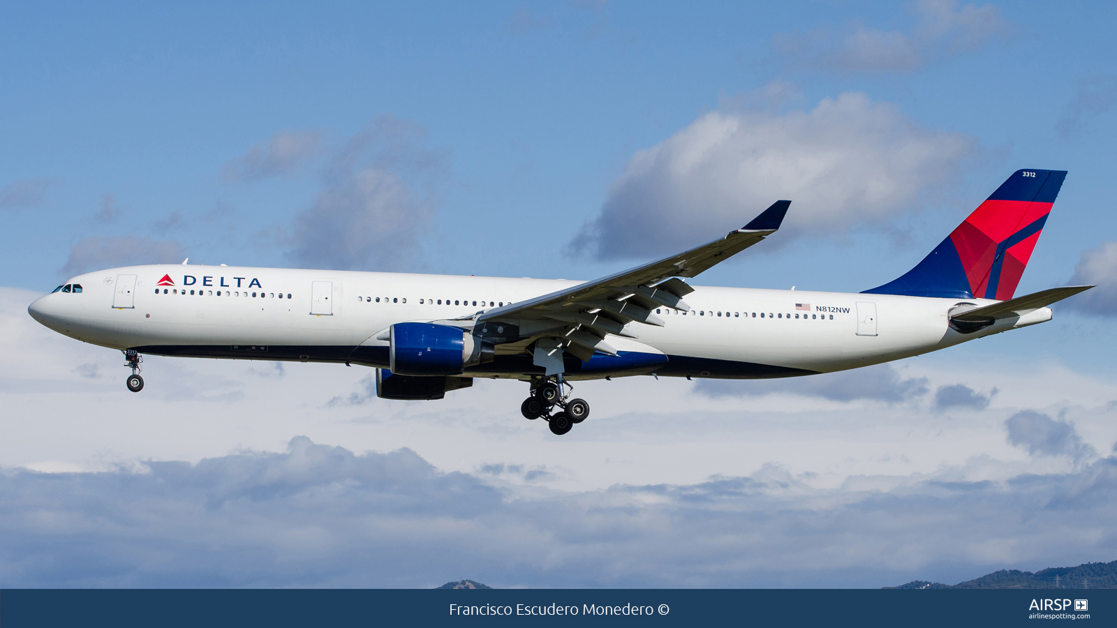 Delta Airlines  Airbus A330-300  N812NW