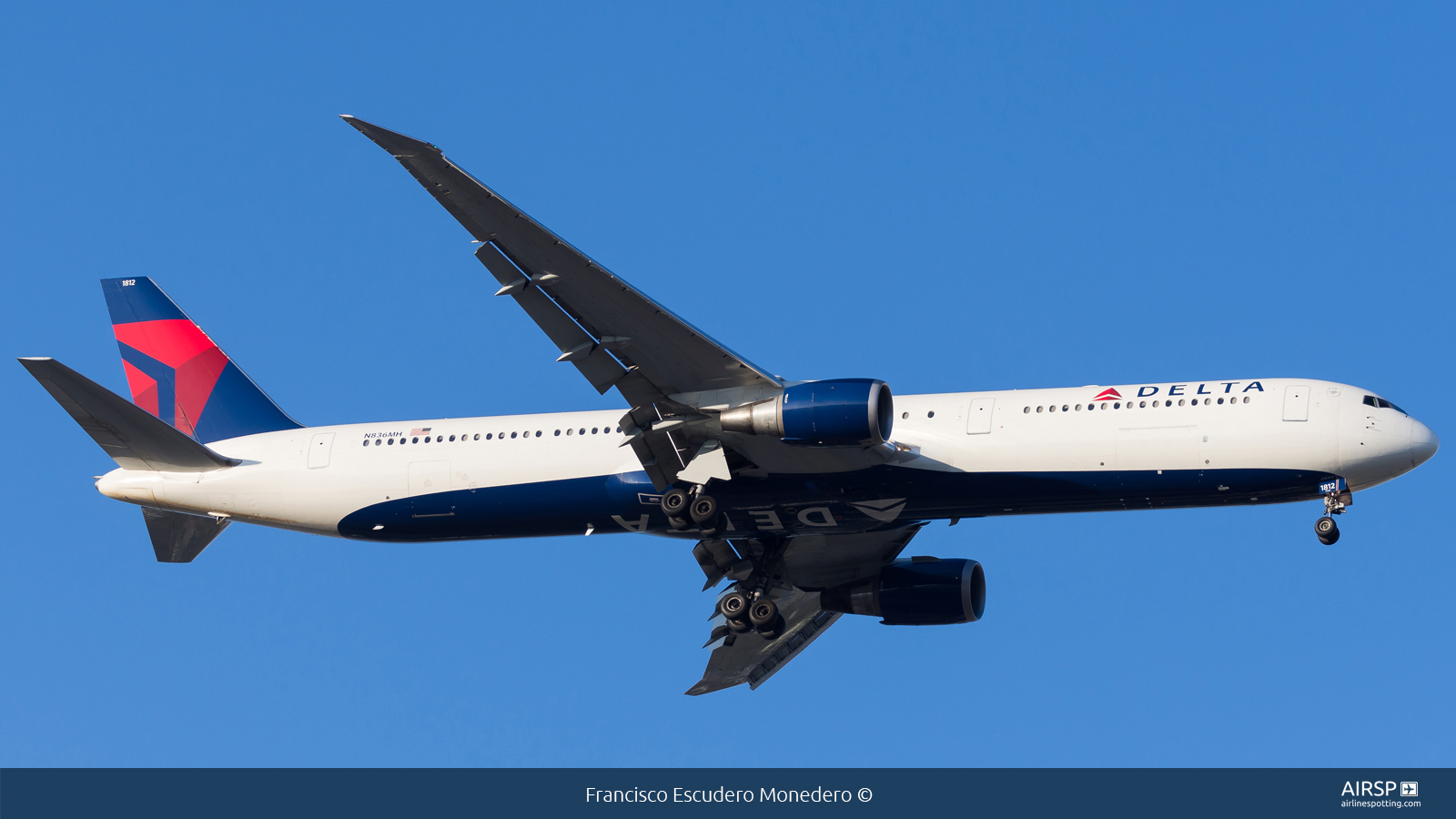 Delta Airlines  Boeing 767-400  N836MH