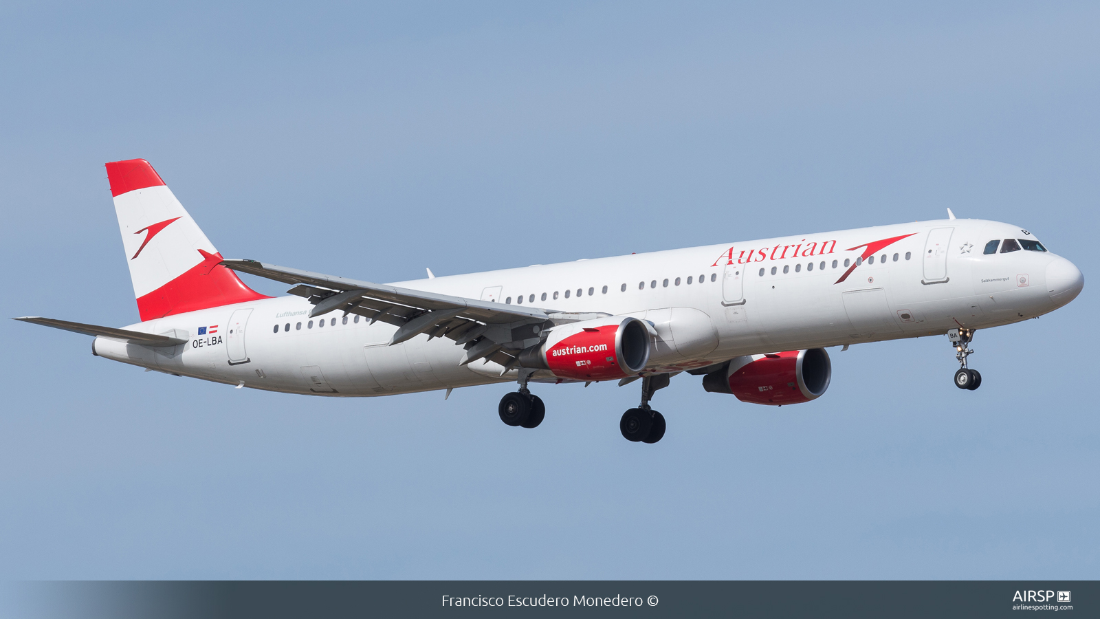Austrian Airlines  Airbus A321  OE-LBA