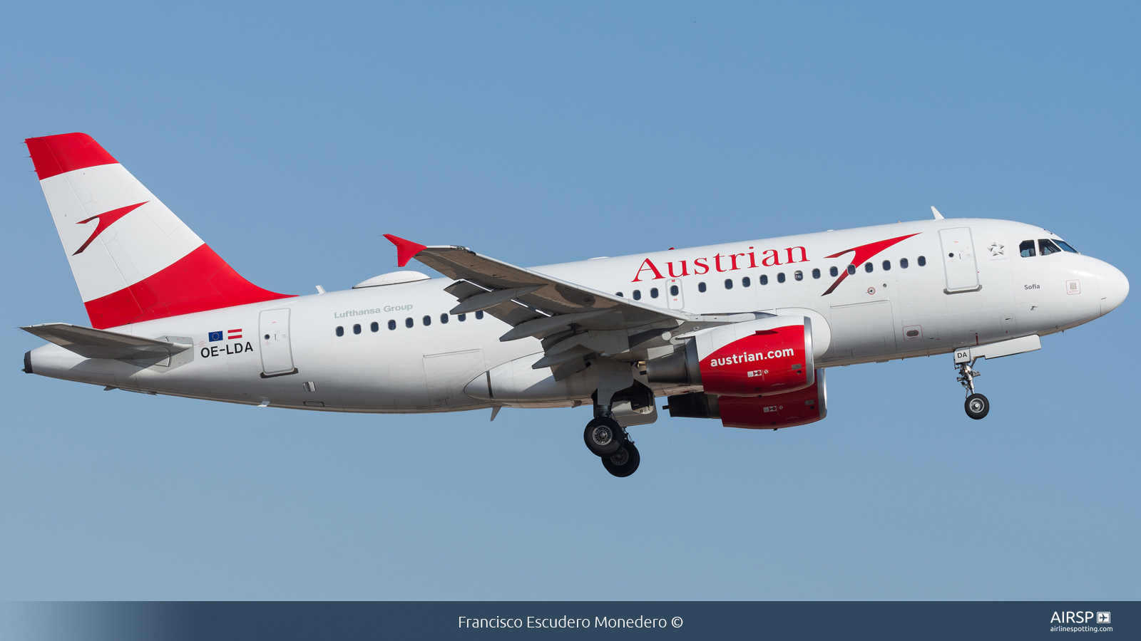 Austrian Airlines  Airbus A319  OE-LDA
