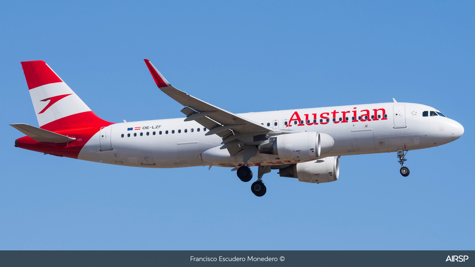 Austrian Airlines  Airbus A320  OE-LZF