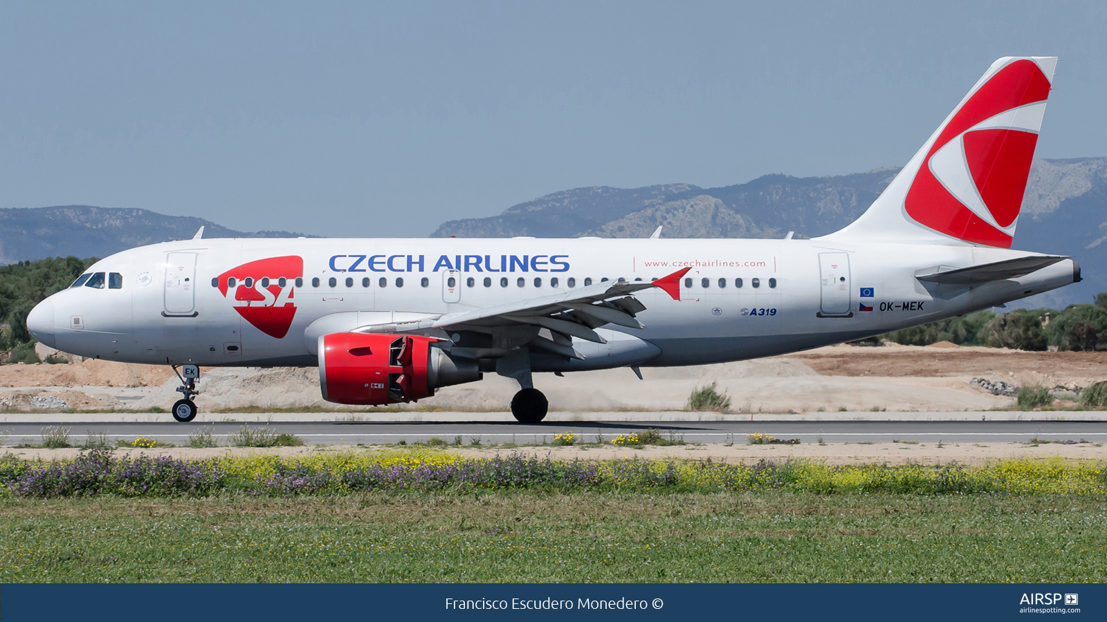 CSA Czech Airlines  Airbus A319  OK-MEK