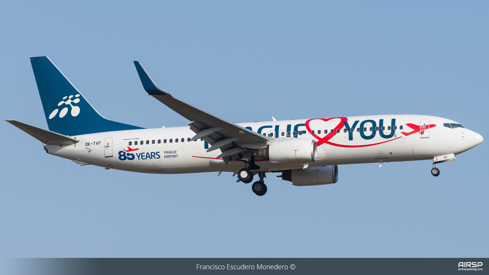 Smartwings  Boeing 737-800  OK-TVF