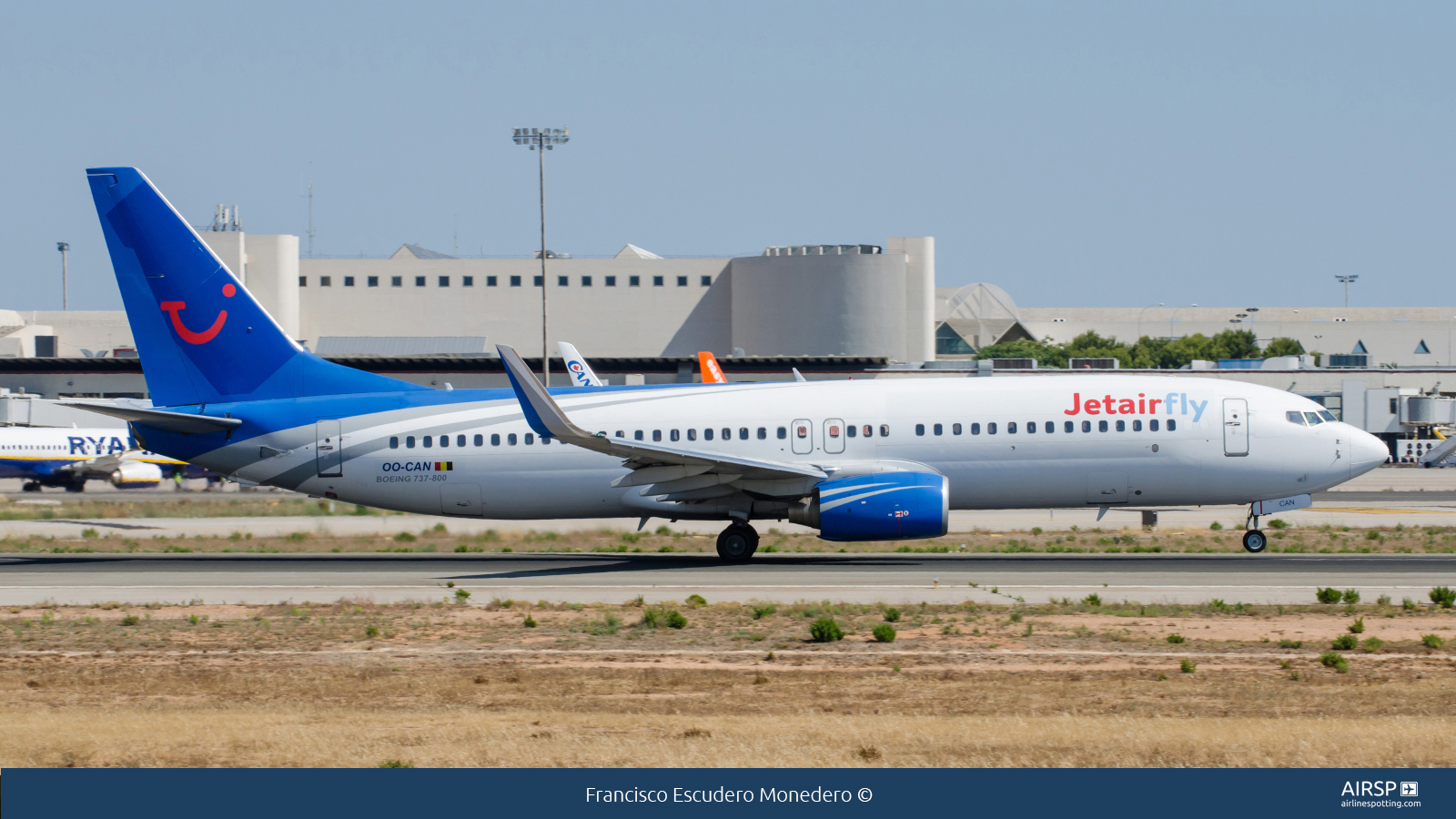 Jetairfly  Boeing 737-800  OO-CAN