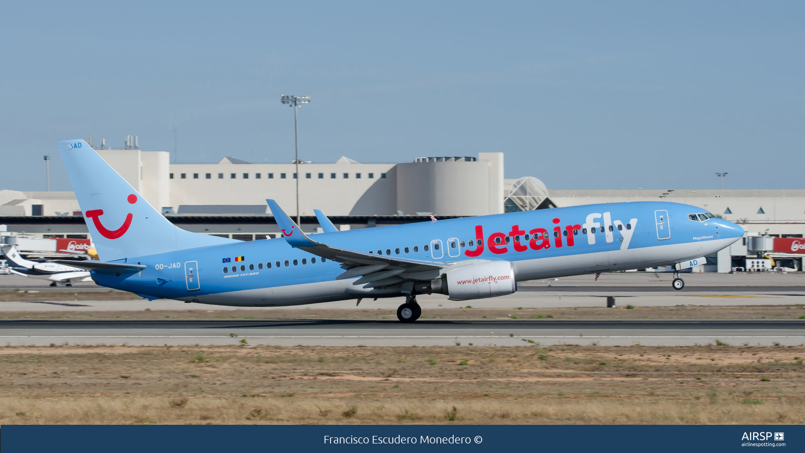 Jetairfly  Boeing 737-800  OO-JAD