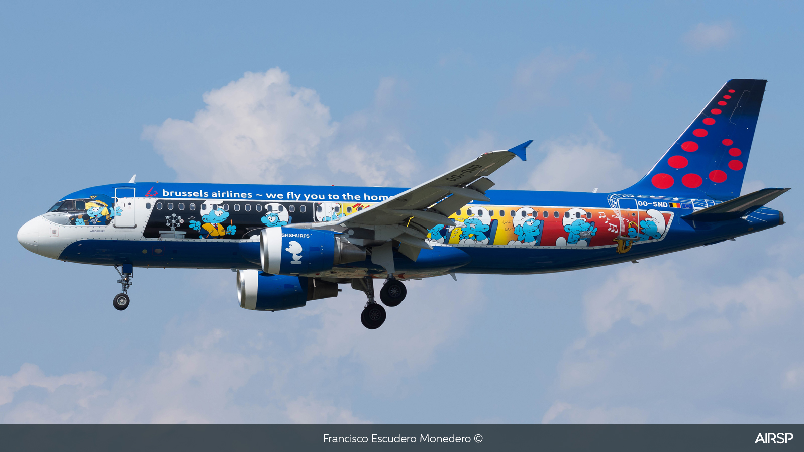 Brussels Airlines  Airbus A320  OO-SND