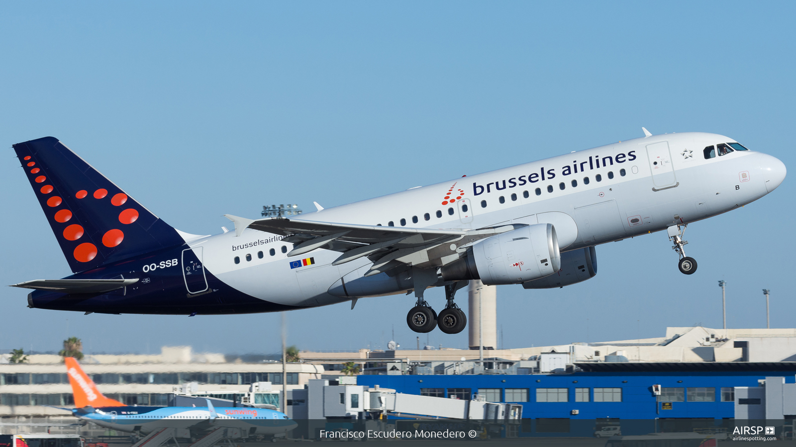 Brussels Airlines  Airbus A319  OO-SSB
