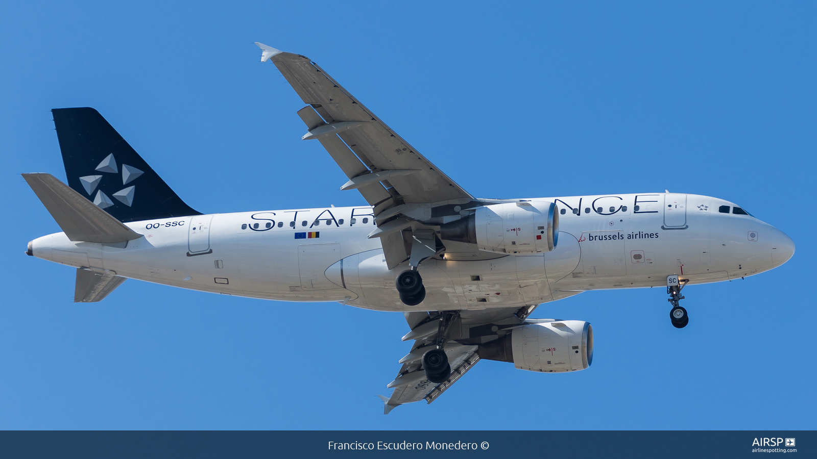 Brussels Airlines  Airbus A319  OO-SSC