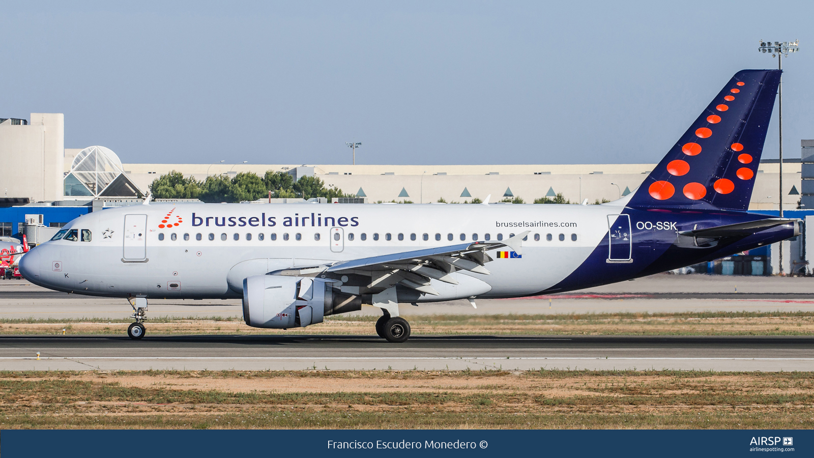 Brussels Airlines  Airbus A319  OO-SSK