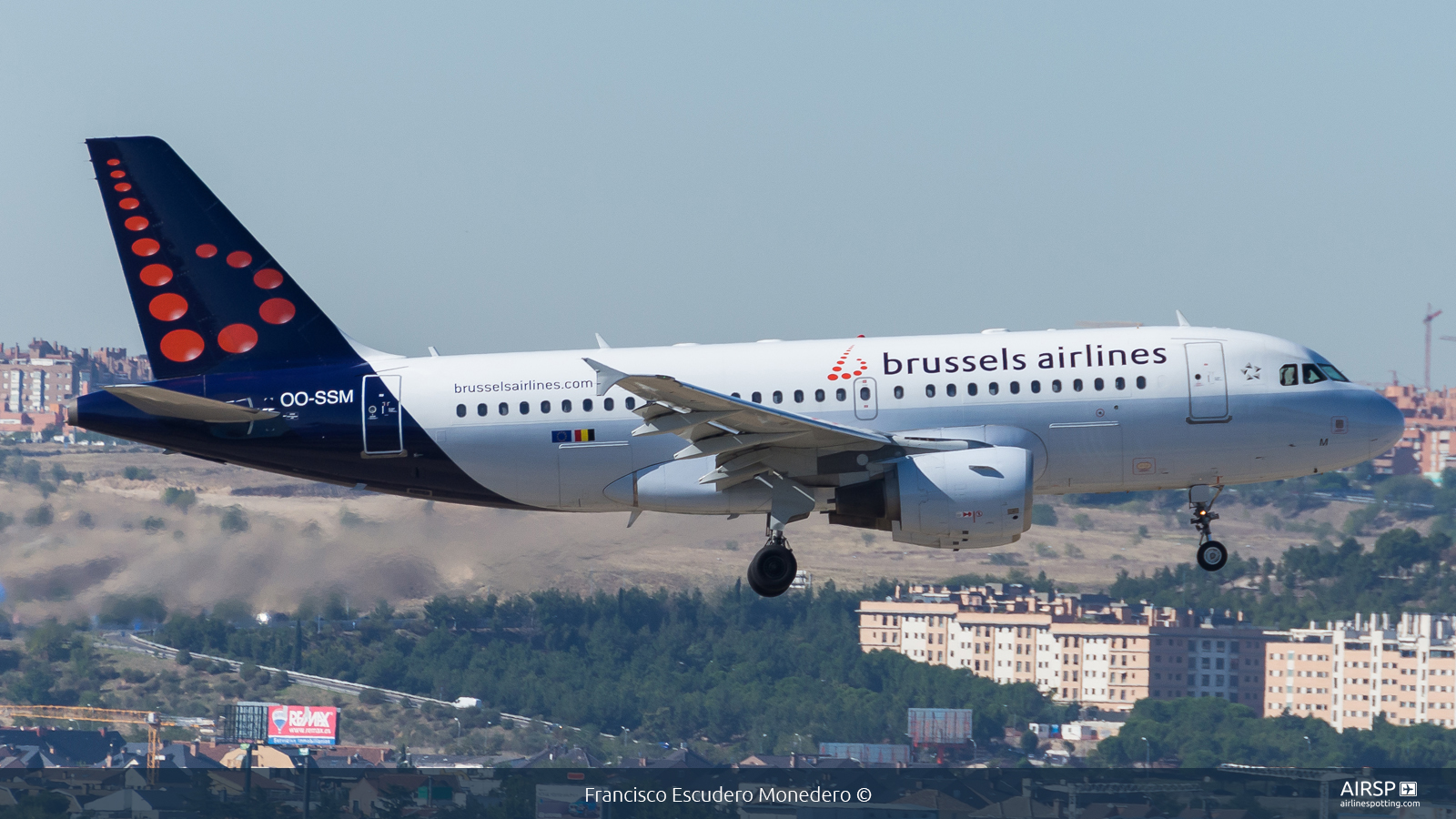 Brussels Airlines  Airbus A319  OO-SSM