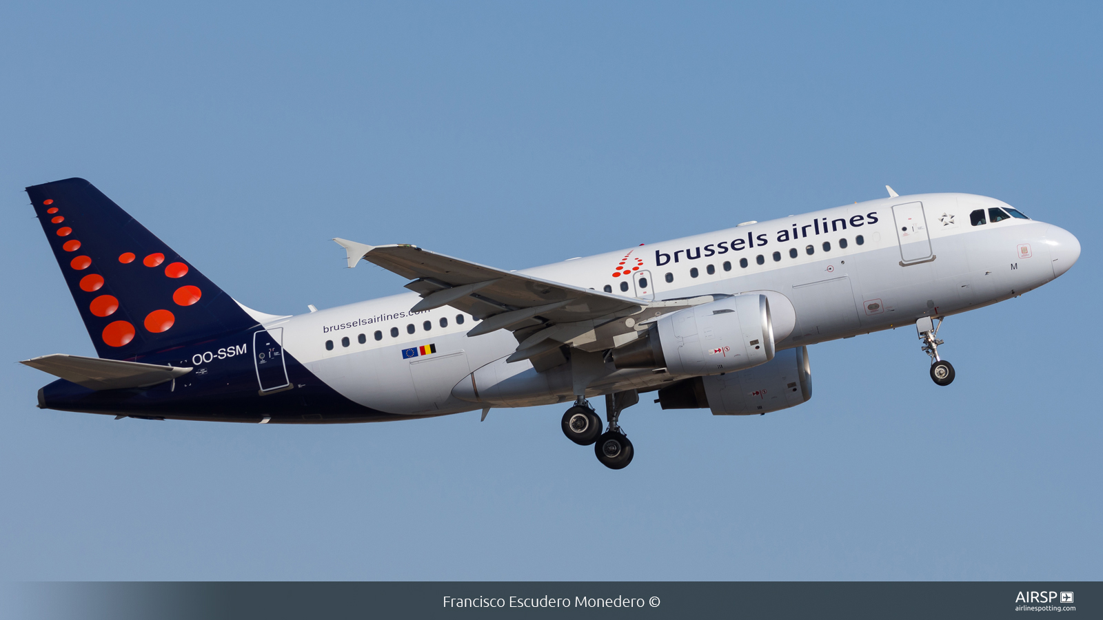 Brussels Airlines  Airbus A319  OO-SSM